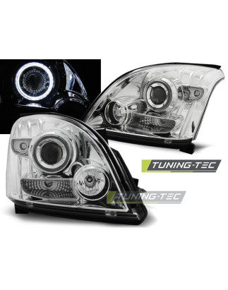 Fari Anteriori Angel Eyes per Toyota Land Cruiser 120 Ccfl 2003-2009 (Cod. TT-LPTO17)