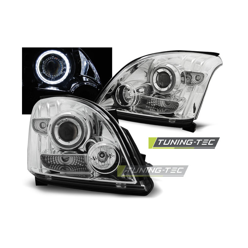 Fari Anteriori Angel Eyes per Toyota Land Cruiser 120 Ccfl 2003-2009 (Cod. TT-LPTO17) Fari Anteriori Angel Eyes per Toyota Land Cruiser 120 Ccfl 2003-2009 (Cod. TT-LPTO17)