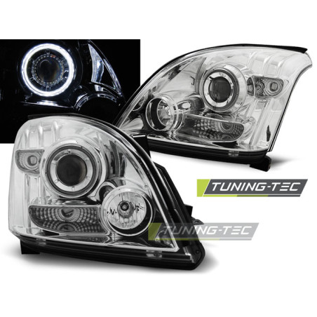 Fari Anteriori Angel Eyes per Toyota Land Cruiser 120 Ccfl 2003-2009 (Cod. TT-LPTO17)