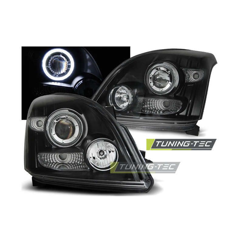 Fari Anteriori Angel Eyes per Toyota Land Cruiser 120 Ccfl 2003-2009 (Cod. TT-LPTO18)