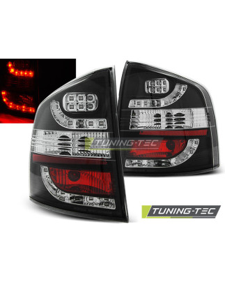 Fanali Posteriori LED Nero per Skoda Octavia Ii 2004-2012 (Cod. TT-LDSK02)