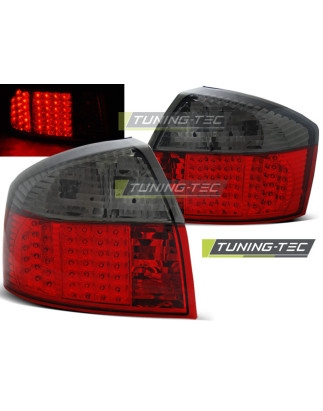 Fanali Posteriori LED Rosso Fumé per Audi A4 10/2000-10/2004 (Cod. TT-LDAU80)