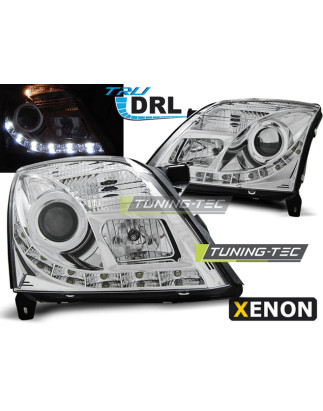 Fari Anteriori con Luci Diurne Luci Diurne DRL Cromato per Opel Vectra C Tru Xenon D2S 04/2002-08/20