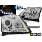 Fari Anteriori con Luci Diurne Luci Diurne DRL Cromato per Opel Vectra C Tru Xenon D2S 04/2002-08/20