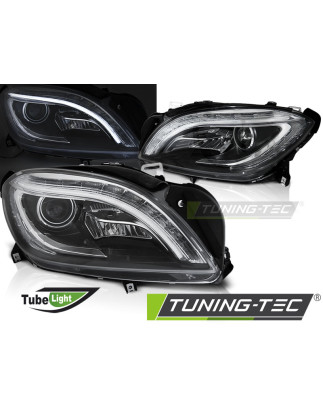 Fari Anteriori LED Nero per Mercedes-Benz M-class W166 2011-2015 (Cod. TT-LPMED5)