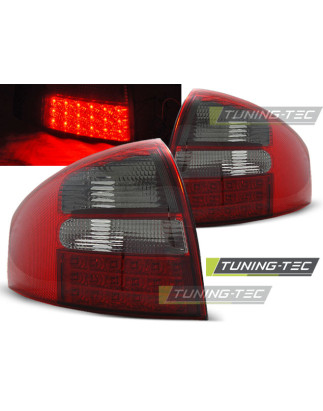Fanali Posteriori LED Rosso Fumé per Audi A6 05/1997-05/2004 (Cod. TT-LDAU78)