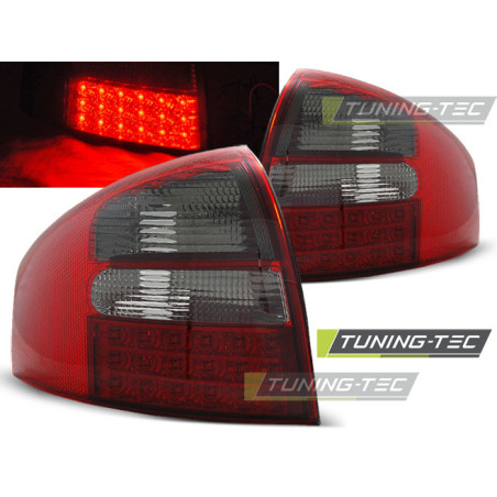 Fanali Posteriori LED Rosso Fumé per Audi A6 05/1997-05/2004 (Cod. TT-LDAU78)