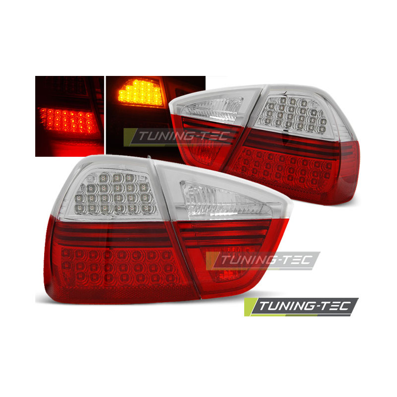 Fanali Posteriori LED Rosso/bianco per BMW Serie 3 E90 03/2005-08/2008 (Cod. TT-LDBM67)