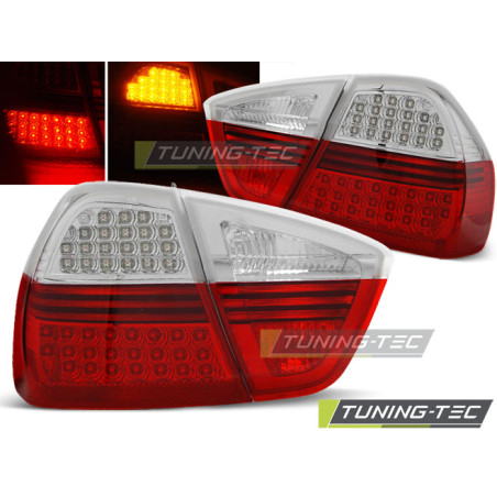 Fanali Posteriori LED Rosso/bianco per BMW Serie 3 E90 03/2005-08/2008 (Cod. TT-LDBM67)