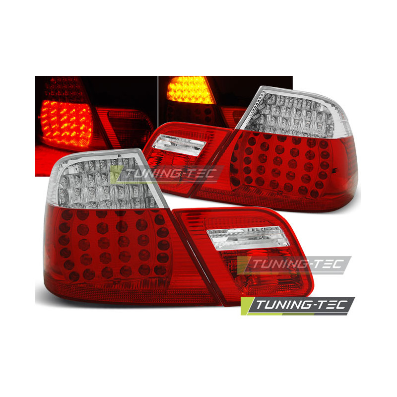 Fanali Posteriori LED Rosso/bianco per BMW E46 04/1999-03/2003 (Cod. TT-LDBM69)