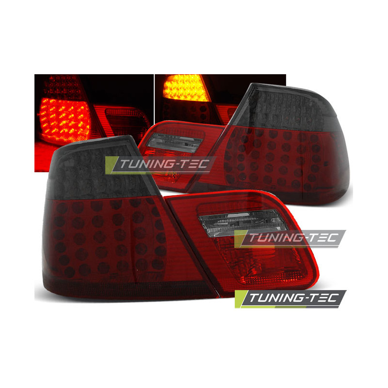 Fanali Posteriori LED Rosso Fumé per BMW E46 04/1999-03/2003 (Cod. TT-LDBM70)