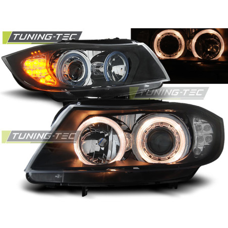 Fari Anteriori Angel Eyes per BMW E90/E91 03/2005-08/2008 (Cod. TT-LPBM90)