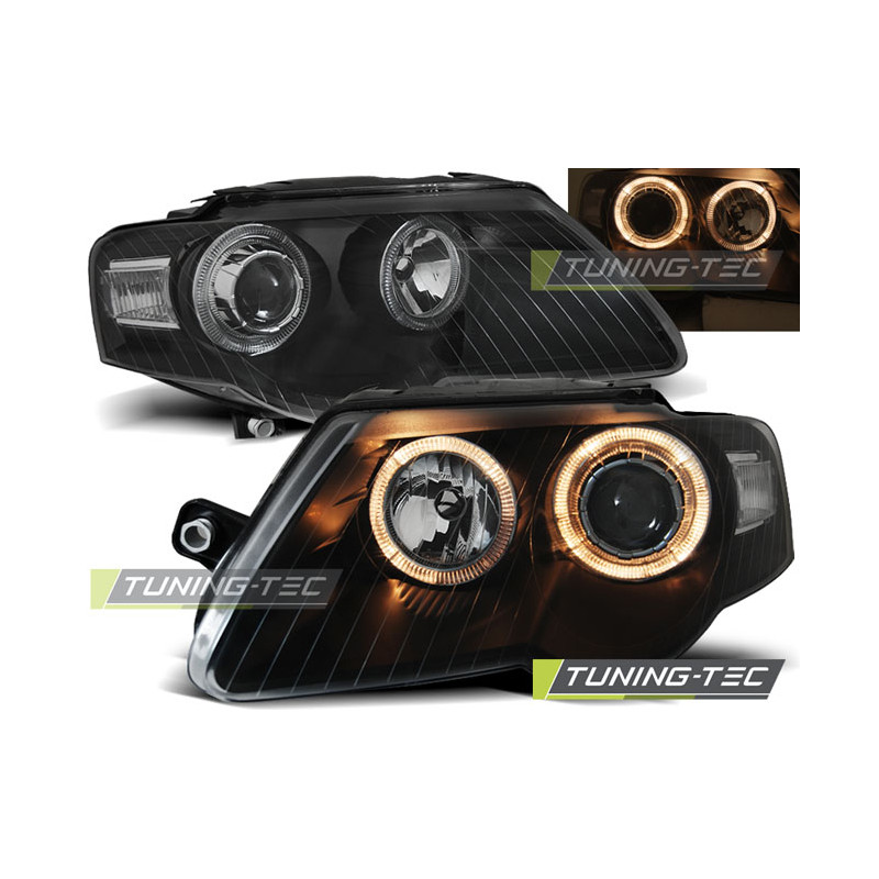 Fari Anteriori Angel Eyes per Volkswagen Passat B6 3C 03/2005-2010 (Cod. TT-LPVWC6)