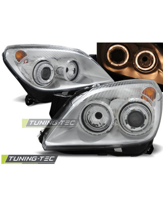 Fari Anteriori Angel Eyes per Opel Astra H 03/2004-2009 (Cod. TT-LPOP71)
