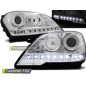 Fari Anteriori Luci Diurne Cromato per Mercedes-Benz W164 Ml Classe M Dal 2008 (Cod. TT-LPME39)