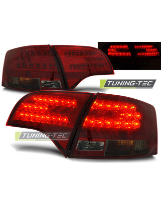 Fanali Posteriori LED Rosso Fumé per Audi A4 B7 Avant 11/2004-03/2008 (Cod. TT-LDAU61)