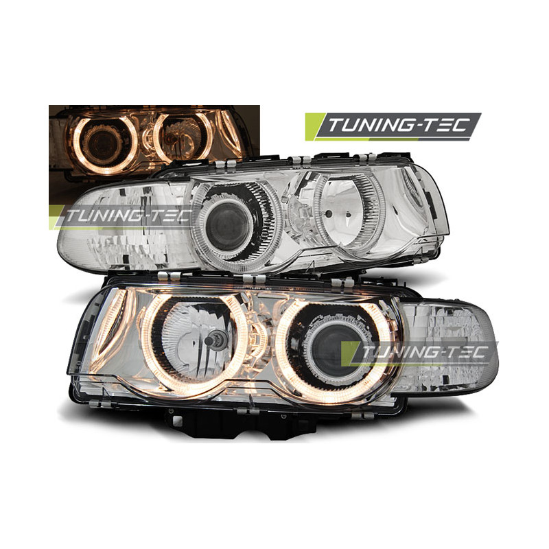 Fari Anteriori Angel Eyes per BMW E38 09/1998-07/2001 (Cod. TT-LPBM25)