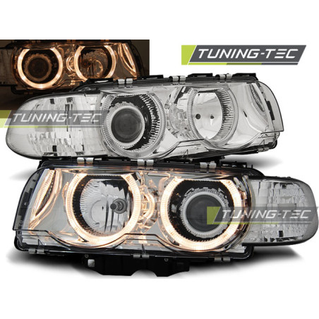 Fari Anteriori Angel Eyes per BMW E38 09/1998-07/2001 (Cod. TT-LPBM25)