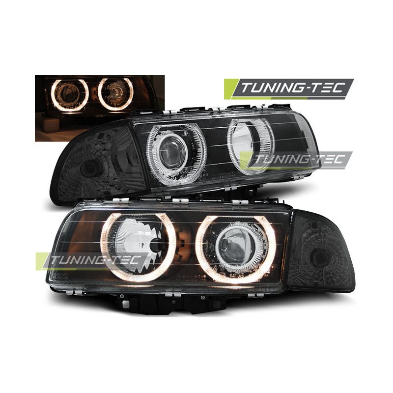 Fari Anteriori Angel Eyes per BMW E38 06/1994-08/1998 (Cod. TT-LPBM24)