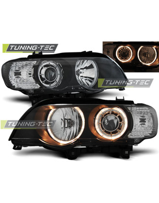 Fari Anteriori Angel Eyes per BMW X5 E53 09/1999-10/2003 (Cod. TT-LPBM87)