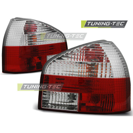 Fanali Posteriori Rosso/bianco per Audi A3 8L 08/1996-08/2000 (Cod. TT-LTAU02)