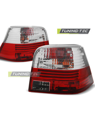 Fanali Posteriori Rosso/bianco per Volkswagen Golf 4 09/1997-09/2003 (Cod. TT-LTVW03)
