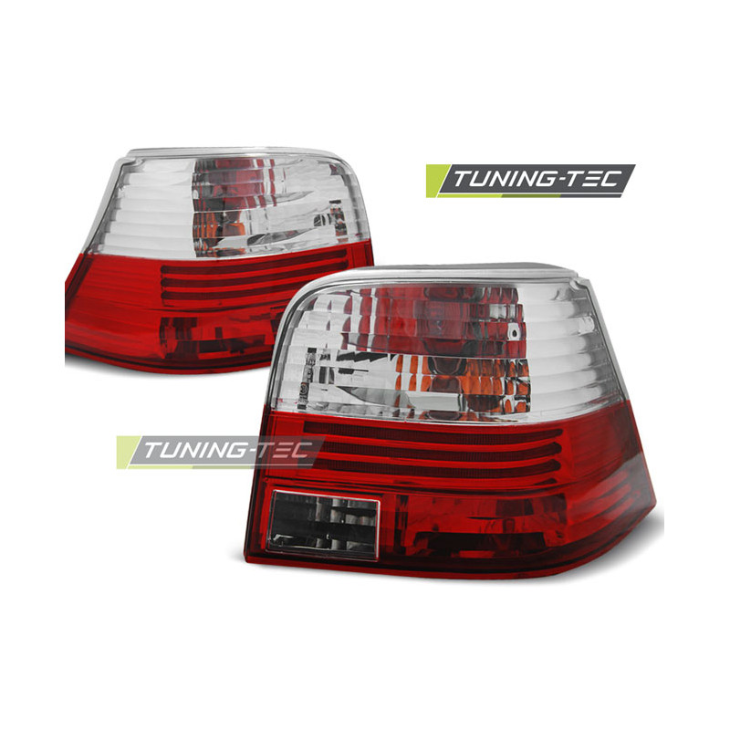 Fanali Posteriori Rosso/bianco per Volkswagen Golf 4 09/1997-09/2003 (Cod. TT-LTVW03) Fanali Posteriori Rosso/bianco per Volkswagen Golf 4 09/1997-09/2003 (Cod. TT-LTVW03)