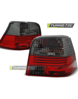 Fanali Posteriori Rosso Fumé per Volkswagen Golf Iv 1997-2003 (Cod. TT-LTVW04)