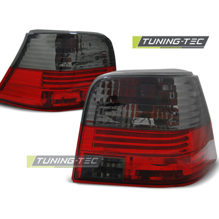 Fanali Posteriori Rosso Fumé per Volkswagen Golf Iv 1997-2003 (Cod. TT-LTVW04)