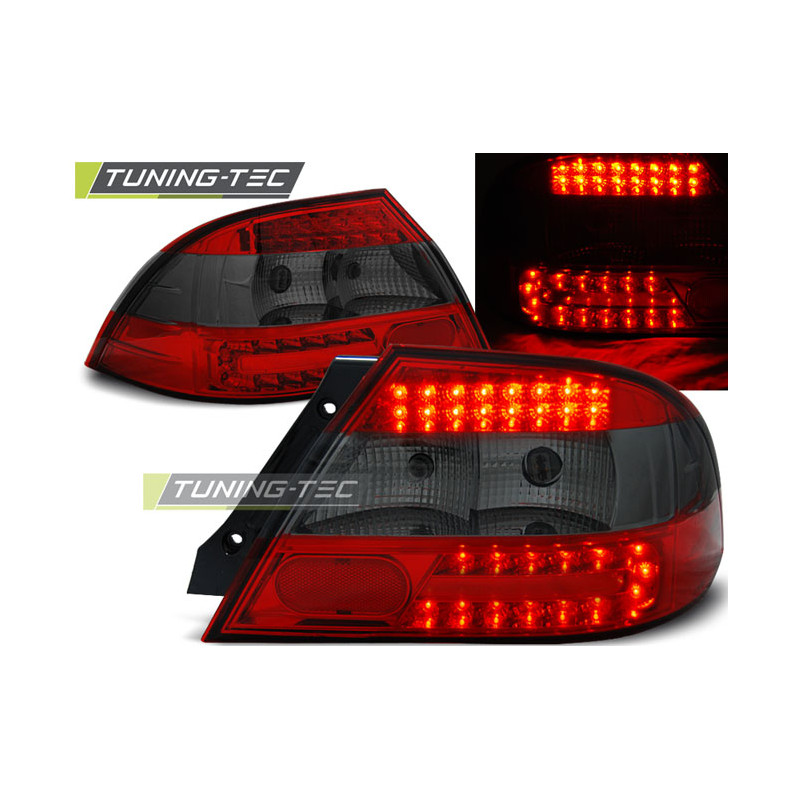Fanali Posteriori LED Rosso Fumé per Mitsubishi Lancer 7 2004-2007 (Cod. TT-LDMI03) Fanali Posteriori LED Rosso Fumé per Mitsubishi Lancer 7 2004-2007 (Cod. TT-LDMI03)