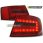 Fanali Posteriori LED Rosso Fumé per Audi A6 C6 04/2004-2008 (Cod. TT-LDAU64)