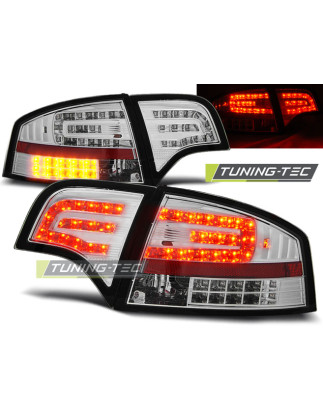 Fanali Posteriori LED Cromato per Audi A4 B7 11/2004-03/2008 (Cod. TT-LDAU69)