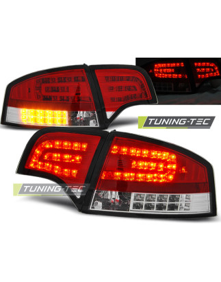 Fanali Posteriori LED Rosso/bianco per Audi A4 B7 11/2004-03/2008 (Cod. TT-LDAU70)