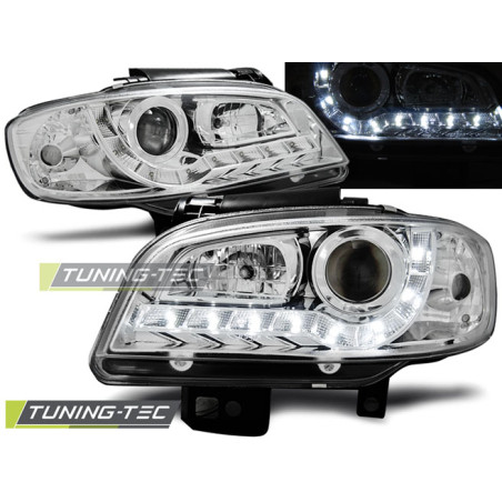 Fari Anteriori Luci Diurne Cromato per Seat Ibiza/cordoba 09/1999-03/2002 (Cod. TT-LPSE19)