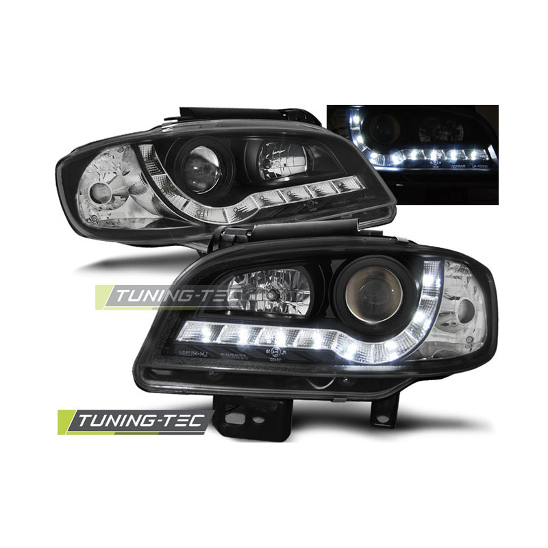 Fari Anteriori Luci Diurne Nero per Seat Ibiza/cordoba 09/1999-03/2002 (Cod. TT-LPSE20)