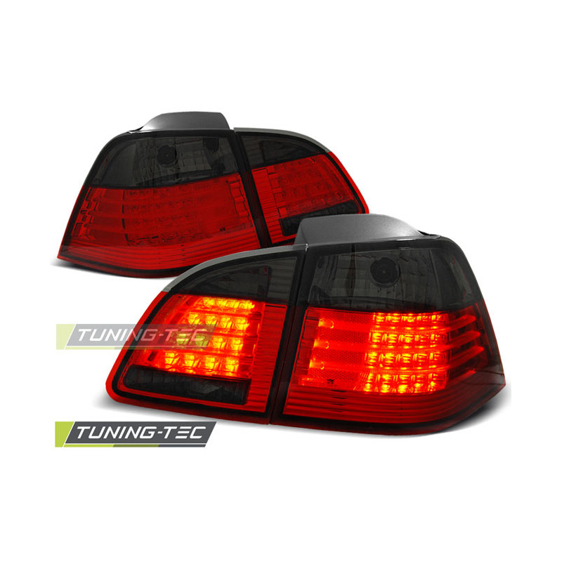 Fanali Posteriori LED Rosso Fumé per BMW Serie 5 E61 2004-03/2007 (Cod. TT-LDBM34)