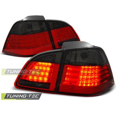 Fanali Posteriori LED Rosso Fumé per BMW Serie 5 E61 2004-03/2007 (Cod. TT-LDBM34)