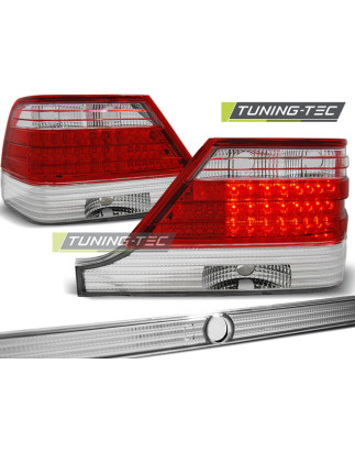 Fanali Posteriori LED Rosso/bianco per Mercedes-Benz W140 1995-10/1998 (Cod. TT-LDME30)