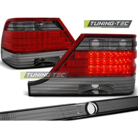Fanali Posteriori LED Rosso Fumé per Mercedes-Benz W140 1995-10/1998 (Cod. TT-LDME31)