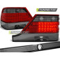 Fanali Posteriori LED Rosso Fumé per Mercedes-Benz W140 1995-10/1998 (Cod. TT-LDME31)