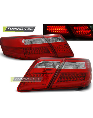 Fanali Posteriori LED Rosso/bianco per Toyota Camry 6 Xv40 2006-2009 (Cod. TT-LDTO04)