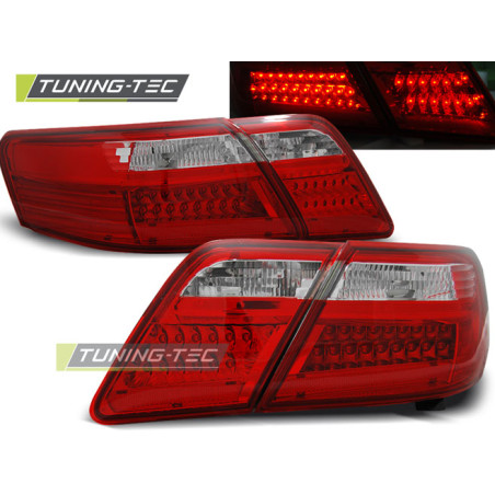 Fanali Posteriori LED Rosso/bianco per Toyota Camry 6 Xv40 2006-2009 (Cod. TT-LDTO04)