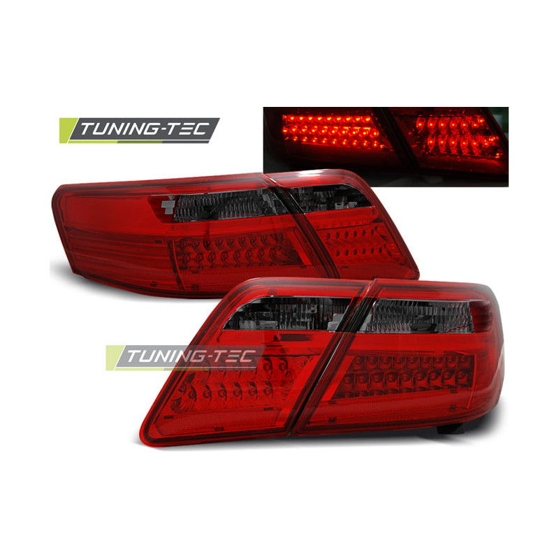 Fanali Posteriori LED Rosso Fumé per Toyota Camry 6 Xv40 2006-2009 (Cod. TT-LDTO05)