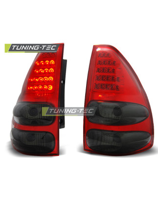 Fanali Posteriori LED Rosso Fumé per Toyota Land Cruiser 120 2003-2009 (Cod. TT-LDTO08)
