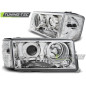Fari Anteriori Cromato per Mercedes-Benz 190 W201/190 12/1982-05/1993 (Cod. TT-LPME45)