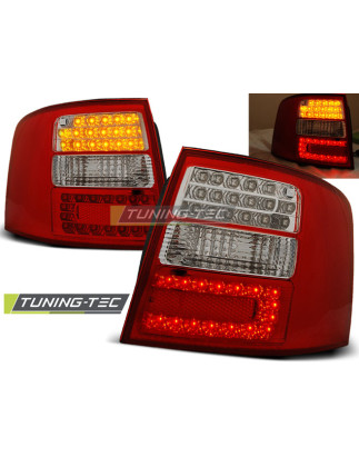 Fanali Posteriori LED Rosso/bianco per Audi A6 Avant 05/1997-05/2004 (Cod. TT-LDAU04)