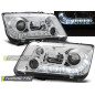 Fari Anteriori Luci Diurne Cromato per Volkswagen Bora 09/1998-05/2005 (Cod. TT-LPVWE8)