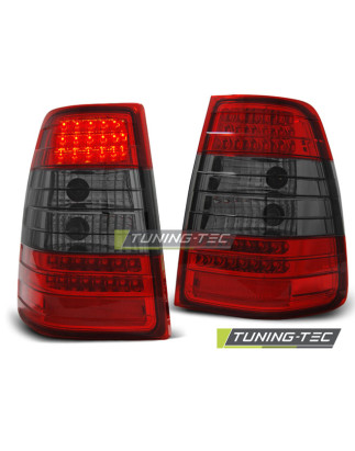 Fanali Posteriori LED Rosso Fumé per Mercedes-Benz W124 Classe E 09/1985-1995 (Cod. TT-LDME26)