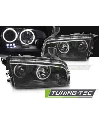 Fari Anteriori Angel Eyes per Dodge Charger Lx 2006-2010 (Cod. TT-LPDO12)