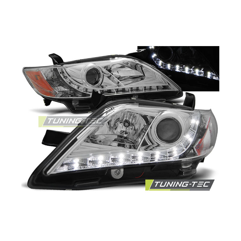 Fari Anteriori con Luci Diurne Luci Diurne Cromato per Toyota Camry 6 Xv40 2006-2009 (Cod. TT-LPTO15